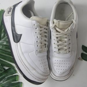 Nike Af1 Low Jester White Black Women's Sneakers 002962 sz 7.5 Womens/6 Youth